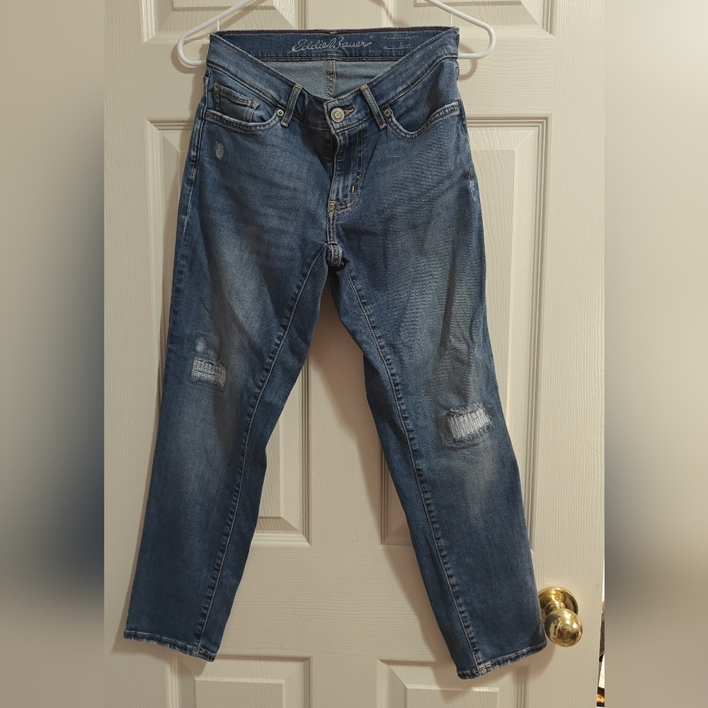🔥2 For $15🔥 Eddie Bauer Distressed Slim Jeans
